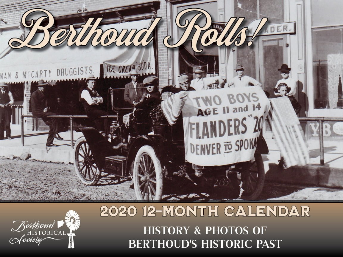 2020 BHS Calendar to the Berthoud Historical Society